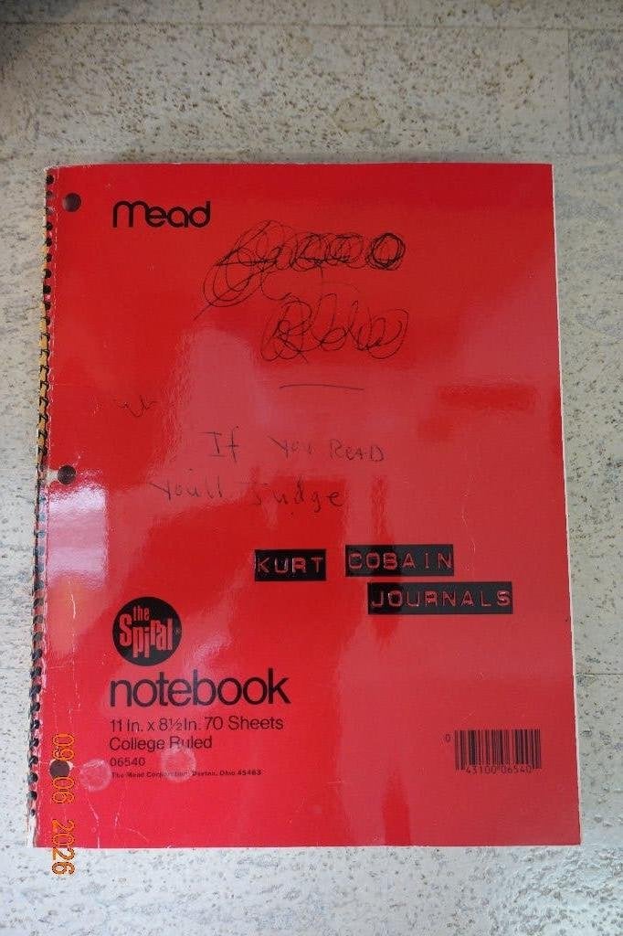 Kurt Cobain Journals. Dagboek Kurt Cobain Paperback, Artiste, Enlèvement ou Envoi, Comme neuf, Kurt Cobain