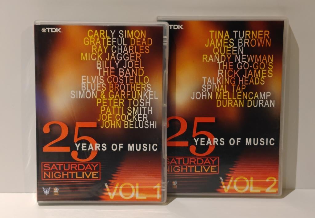 Saturday Night Live 25 Years of Music Vol 1&2 live 2‑DVD set, Tous les âges, Enlèvement ou Envoi, Comme neuf