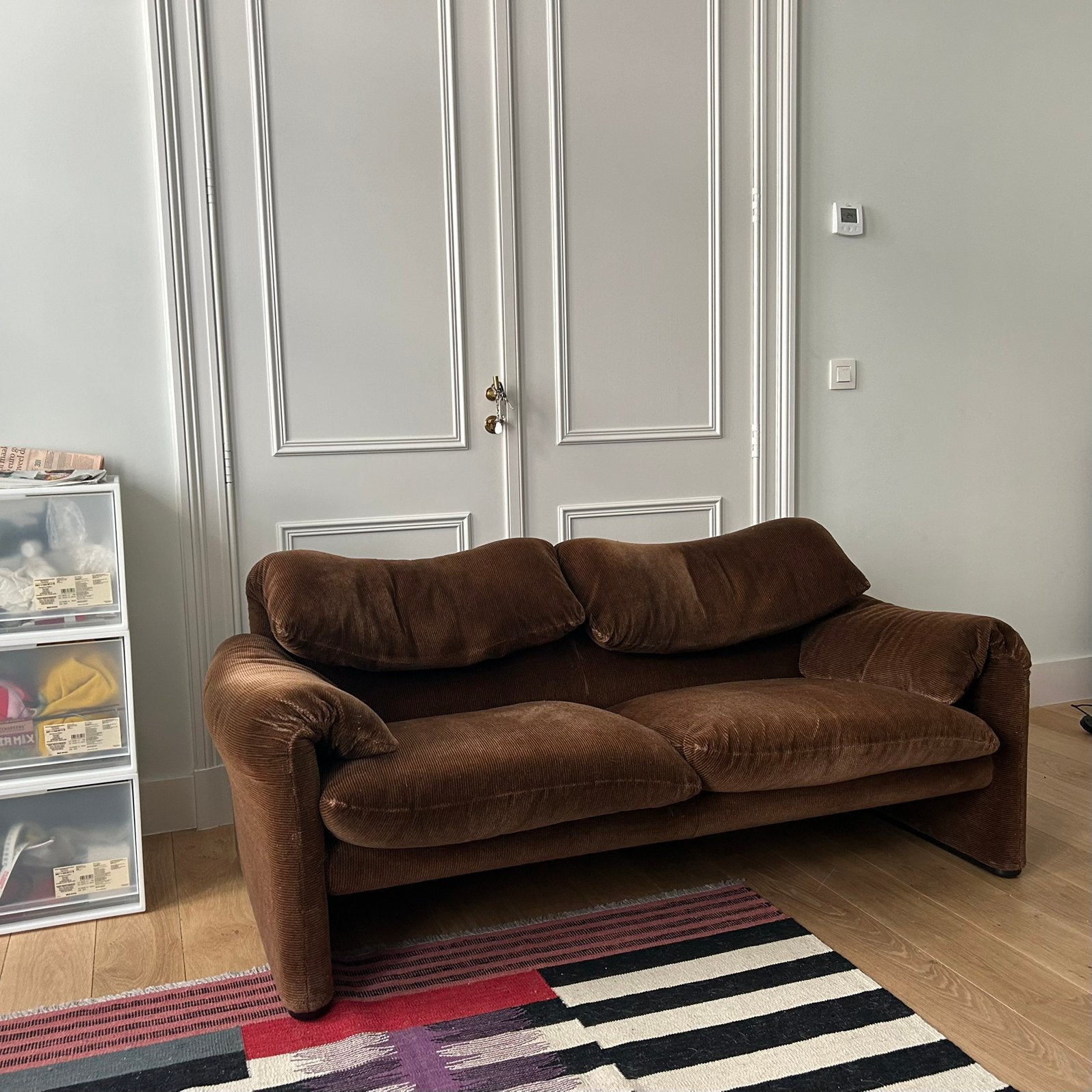 cassina maralunga tweezit, Huis en Inrichting, Ophalen, Italiaans modernisme, Gebruikt, 150 tot 200 cm