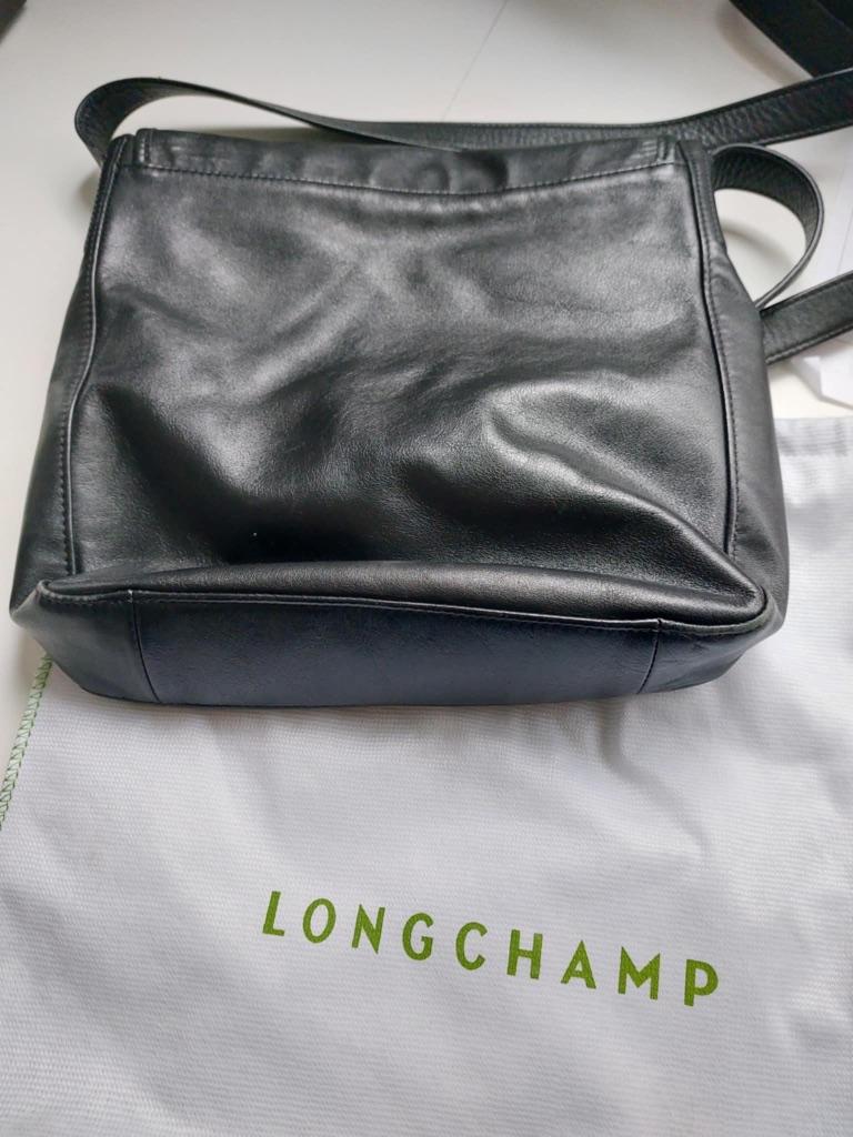 Zwarte Handtas Longchamps, Ophalen, Zo goed als nieuw, Zwart, Handtas
