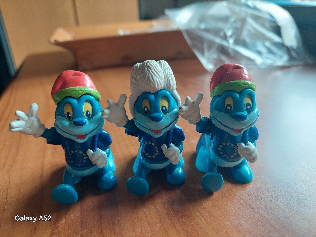 3 figurines à collectionner Sirius- EU campagne 1991 pour 4€, Enlèvement ou Envoi, Comme neuf