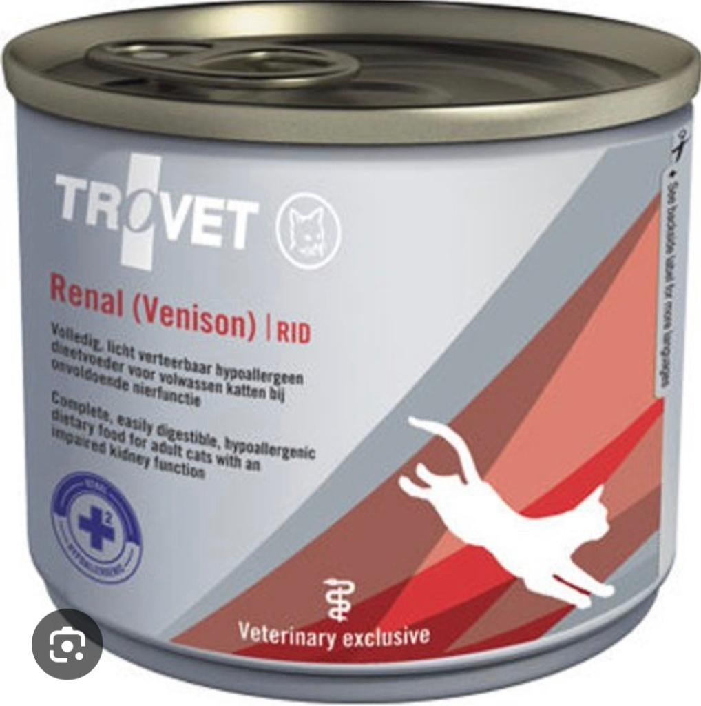 Trovet Renal Venison RID 200gr chat Bruxelle Geel Putte, Enlèvement ou Envoi, Chat