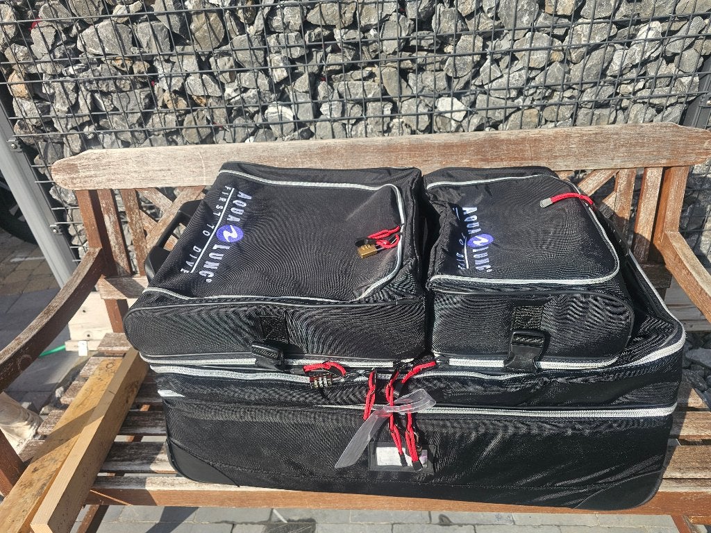 VALISE DE PLONGÉE AQUALUNG, Sports nautiques & Bateaux, Plongée, Enlèvement, Comme neuf, Autres types