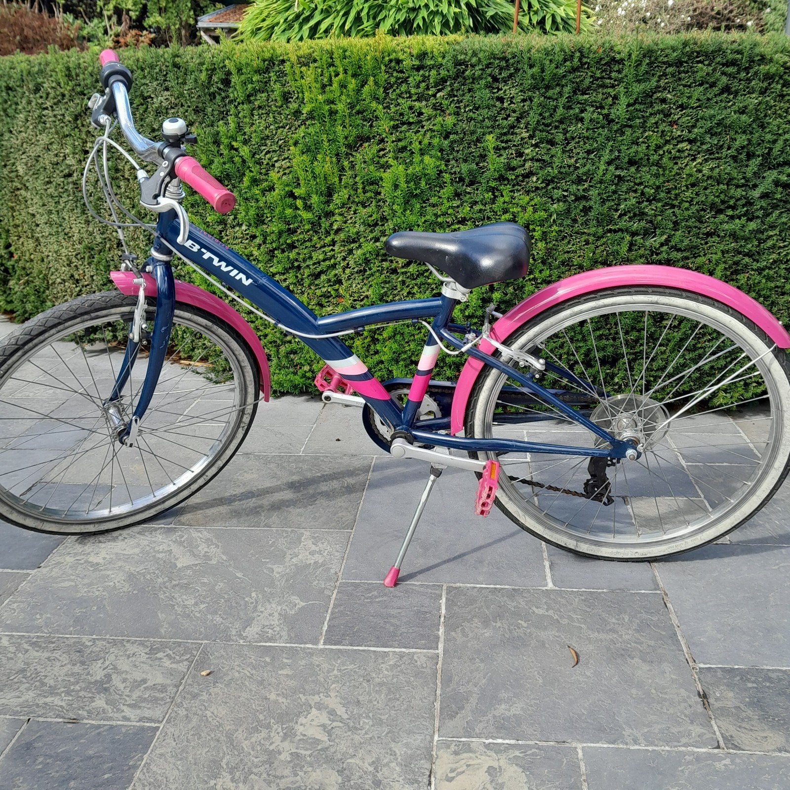 Meisjesfiets 24 inch B'Twin hybride original 500 goede staat, Fietsen en Brommers, Fietsen | Meisjes, Ophalen, 24 inch, Versnellingen