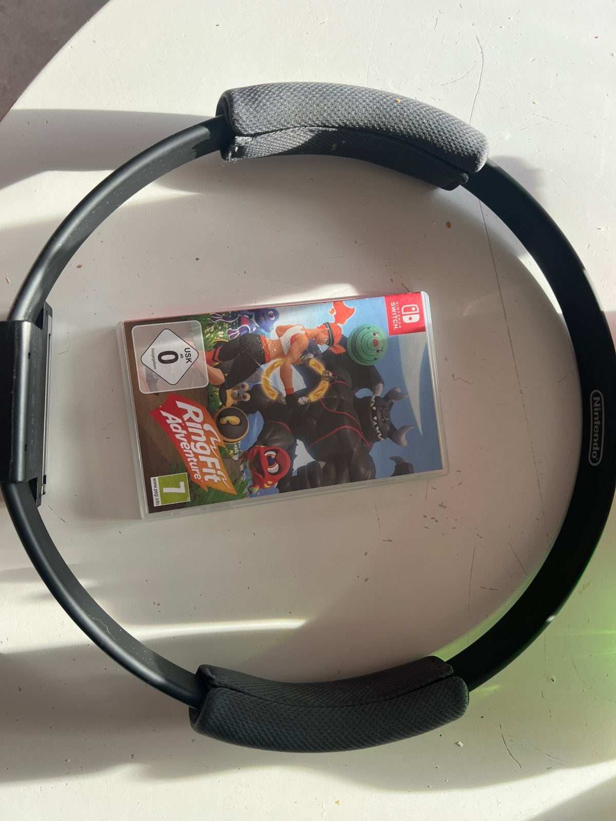 Ringfit adventure  ring + game zonde beenstrap, Ophalen of Verzenden, Gebruikt