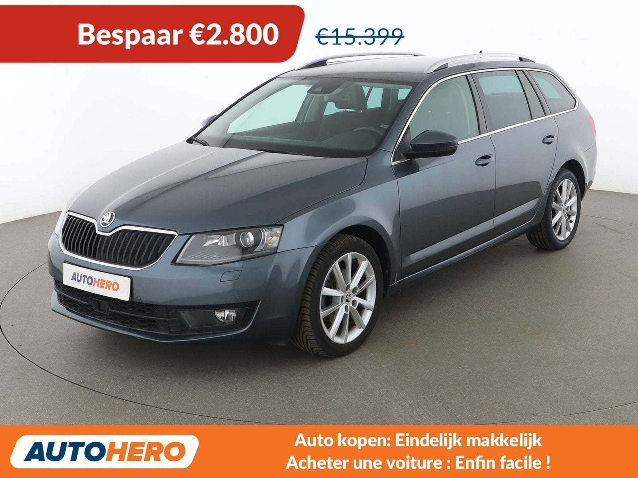 Skoda Octavia 1.4 TSI Style (année de construction 2016), Autos, 1395 cm³, Argent ou Gris, Achat, 110 kW