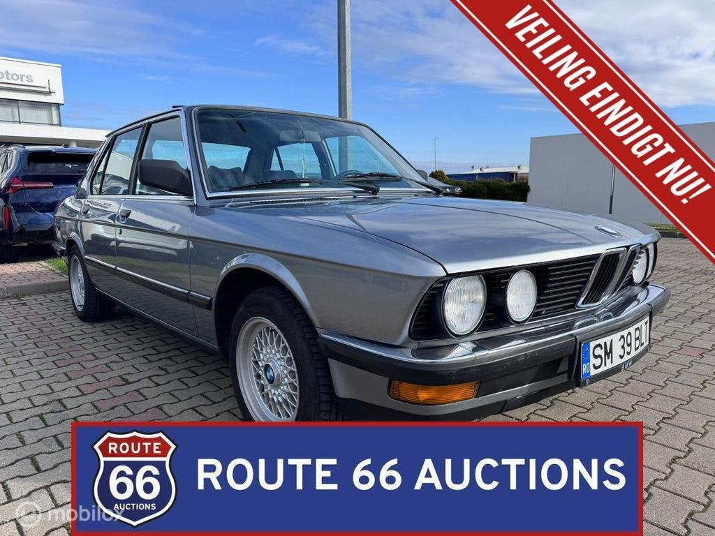 BMW 518i | 1985 | Route 66 Auctions, Achat, Entreprise, Boîte manuelle, Autre carrosserie