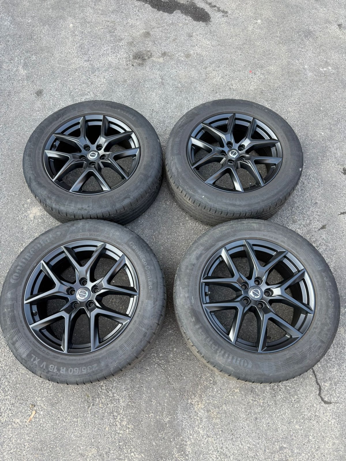 Velgen en banden Volvo XC60 hybride, Ophalen, 18 inch, Gebruikt, Banden en Velgen