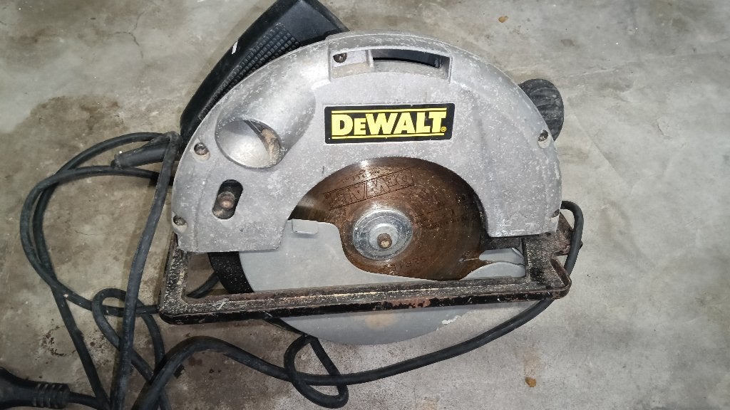 Dewalt cirkelzaag, Doe-het-zelf en Bouw, Ophalen, Gebruikt, Cirkelzaag, Dewalt