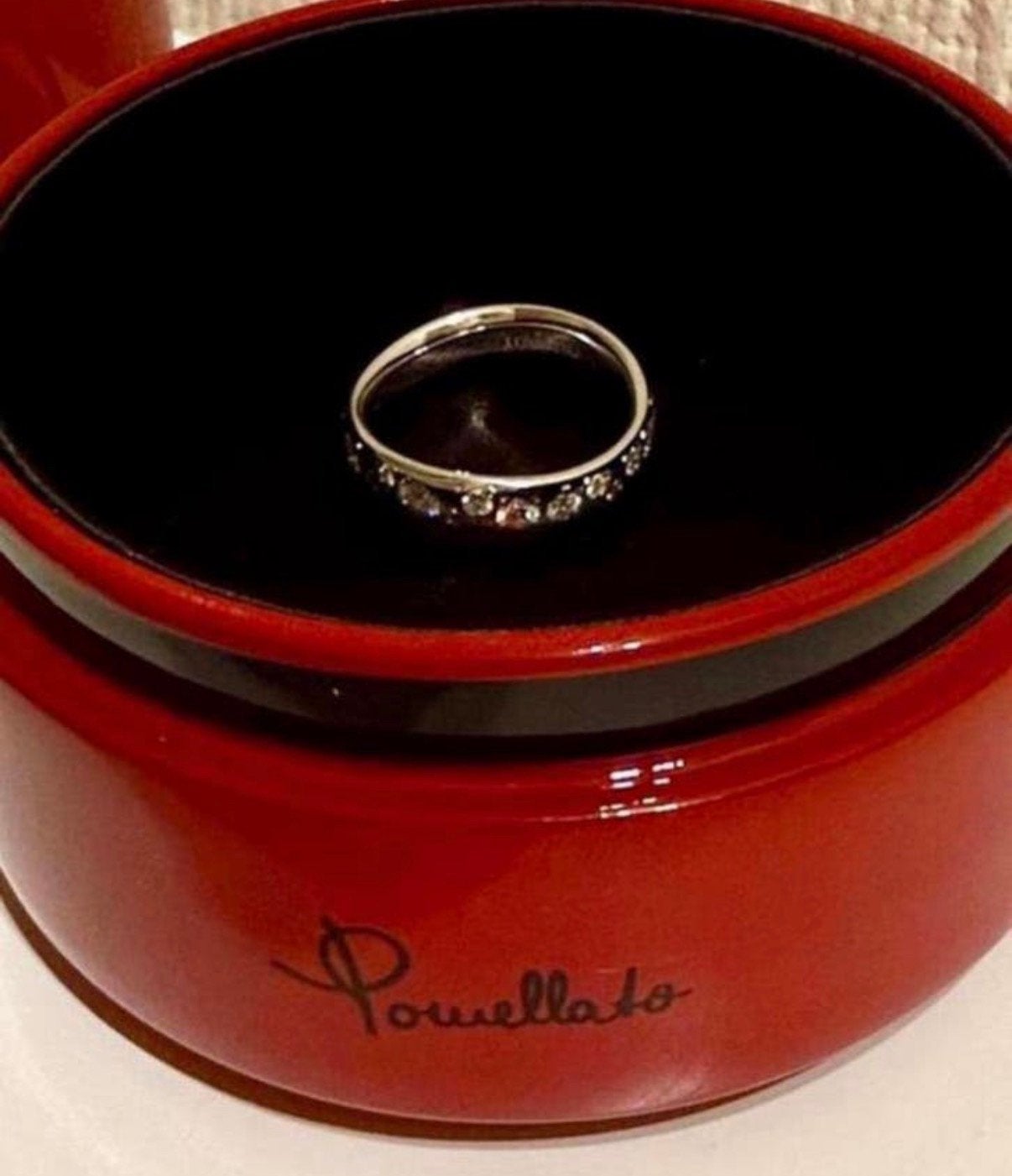 Nieuwe Pomellato Milano ring 18 karaat goud diamant 0.81ct!, Nieuw, Ophalen of Verzenden, Kleiner dan 17, Met edelsteen