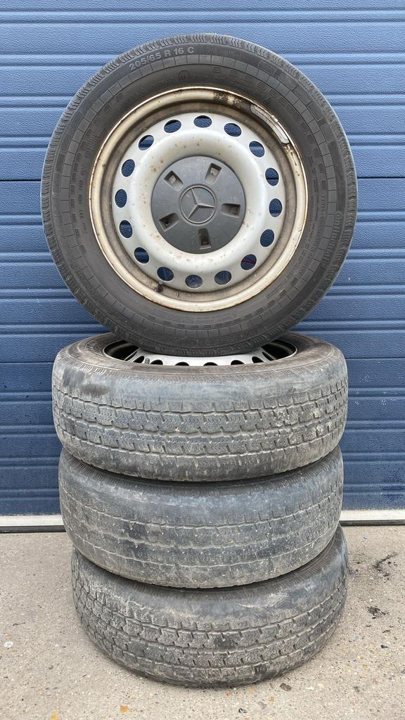 Mercedes-Benz Vito Viano velgen 205-60-16 5x112 - Set 20.28, Pneus et Jantes, 4 Saisons, 16 pouces, 205 mm