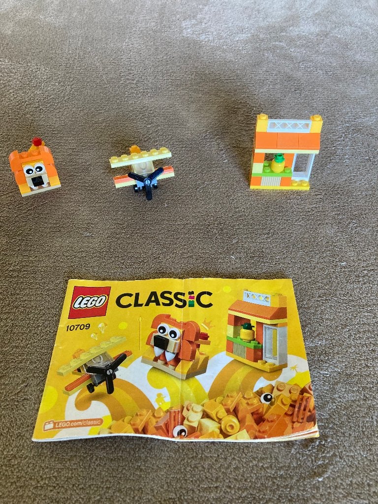 Lego classic, leeftijd 4-99 j (compleet + boekje, geen doos), Lego, Inclusief instructies, Ophalen of Verzenden, Zo goed als nieuw
