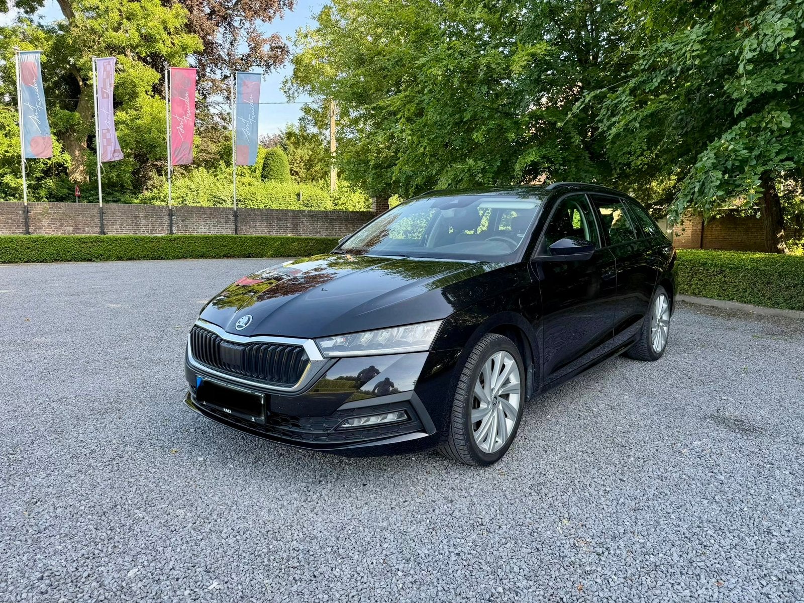 Skoda Octavia 1.4TSI PHEV Hybride 204pk LED Automaat Camera, Auto's, Skoda, Stof, Zwart, Bedrijf, Hybride Elektrisch/Benzine