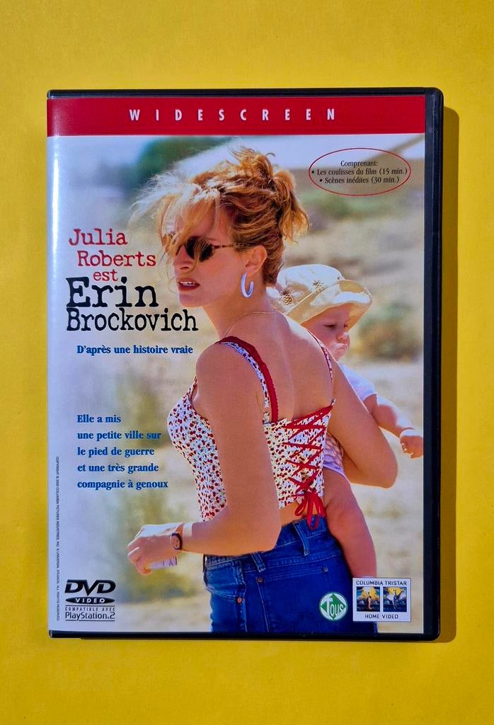 DVD 📀 Erin Brockovich - Julia Roberts V2, CD & DVD, DVD | Drame, Tous les âges, Enlèvement ou Envoi, Utilisé, Drame