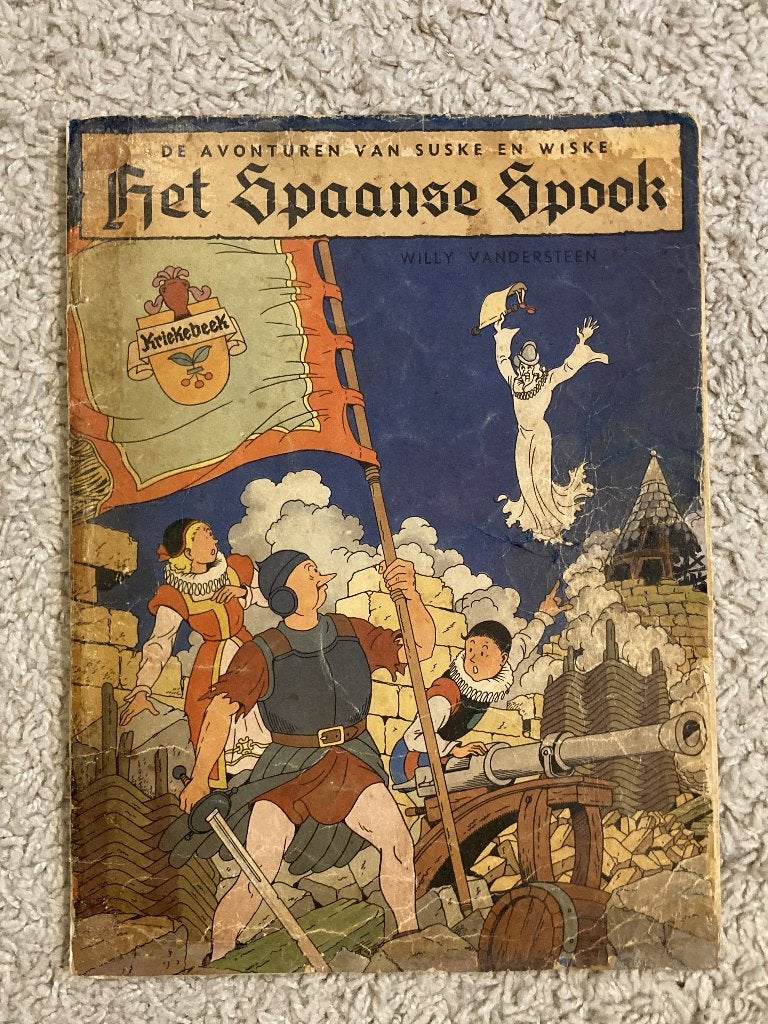 Suske en Wiske - Nr. 2 - Spaanse Spook - Eerste druk, 1952, Boeken, Stripverhalen, Eén stripboek, Ophalen of Verzenden, Gelezen