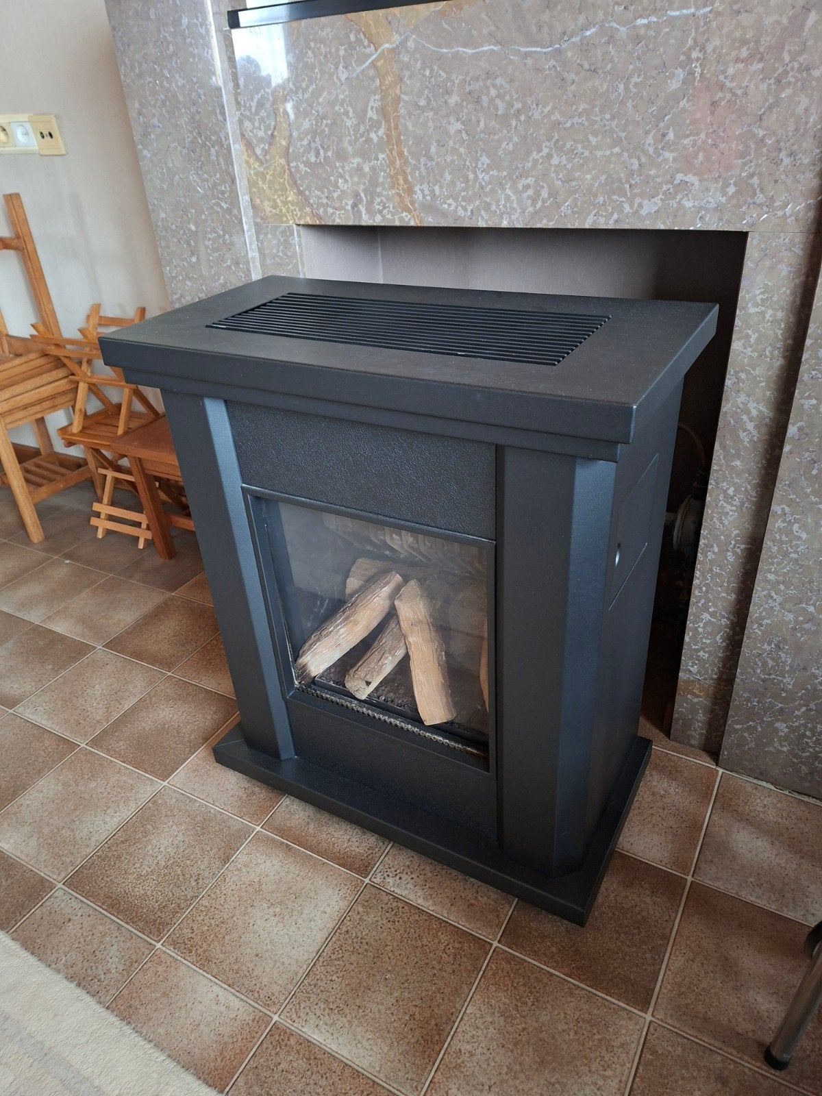 Gaskachel gashaard Wellstraler, Huis en Inrichting, Haarden, Ophalen, Gashaard