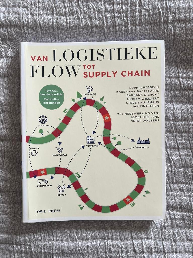 Van logistieke flow tot supply chain, Boeken, Studieboeken en Cursussen, Ophalen of Verzenden, Zo goed als nieuw
