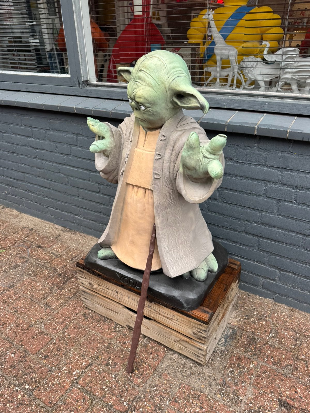 Statue Star Wars de YODA, Collections, Star Wars, Statue ou Buste, ., Comme neuf, Enlèvement