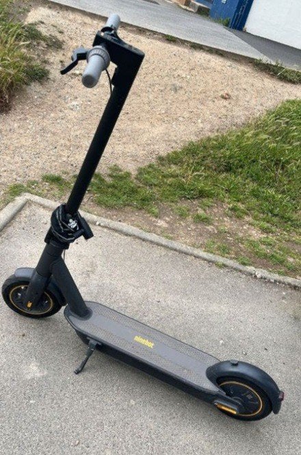 Troti Ninebot G30max lichtgrijs en donker 270eu niets om mee