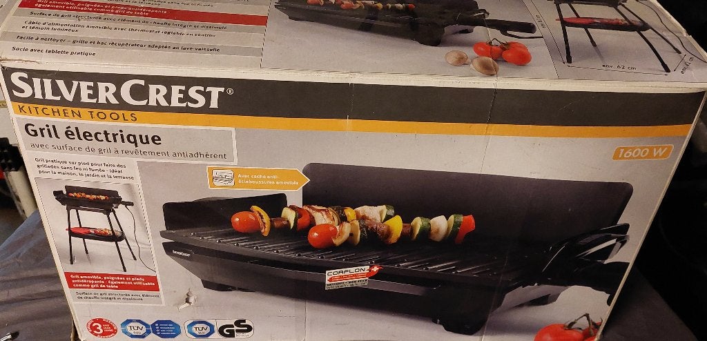 SilverCrest Elektrische Barbecue / Tafelgrill - NIEUW, Ophalen, Nieuw, Silvercrest