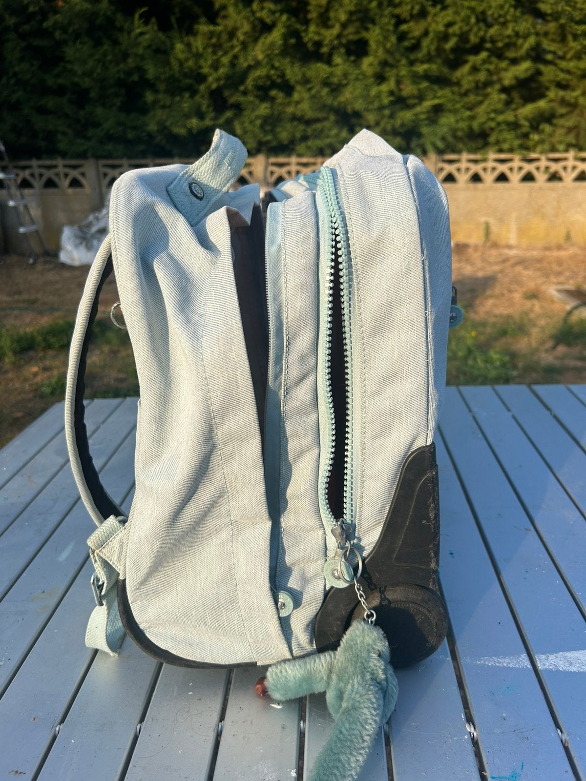Kipling boekentas te koop, Ophalen, Gebruikt, Blauw