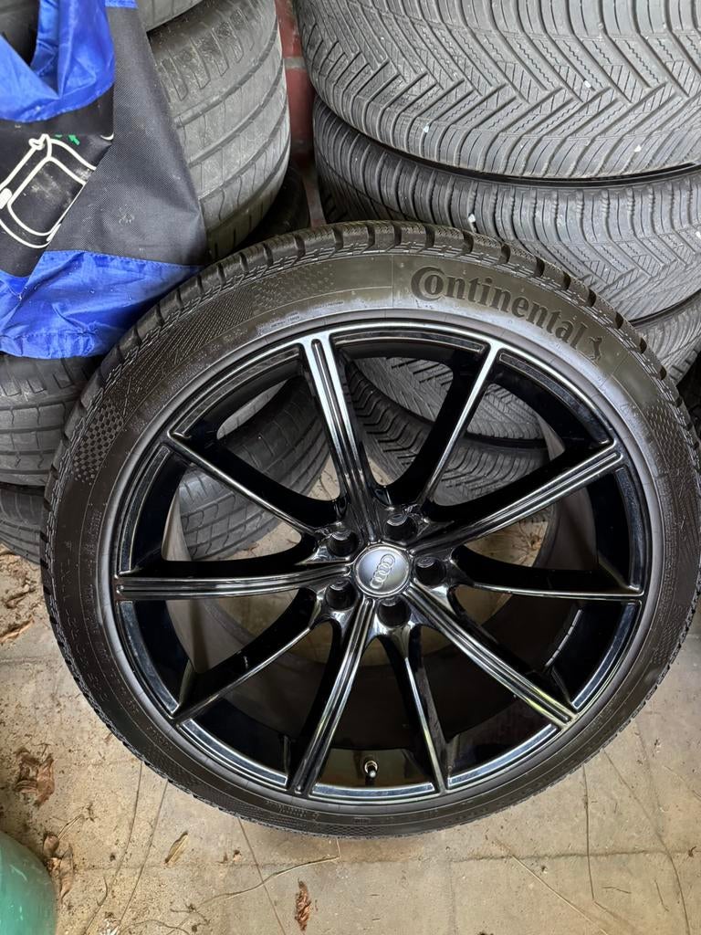 21” Originele Audi RS6 Velgen – Continental Winterbanden, Auto-onderdelen, Ophalen, Band(en), 21 inch, Winterbanden