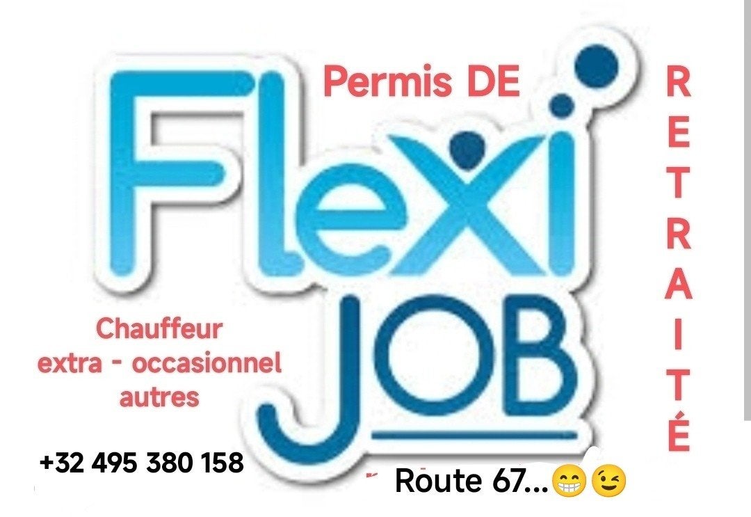retraité recherche Flexi Job ou autre comme chauffeur BE.DE, Offres d'emploi, Horaire variable, Convient comme travail d'appoint