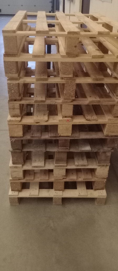 Pallets, Doe-het-zelf en Bouw, Ophalen, Gebruikt, Pallet, Minder dan 200 cm