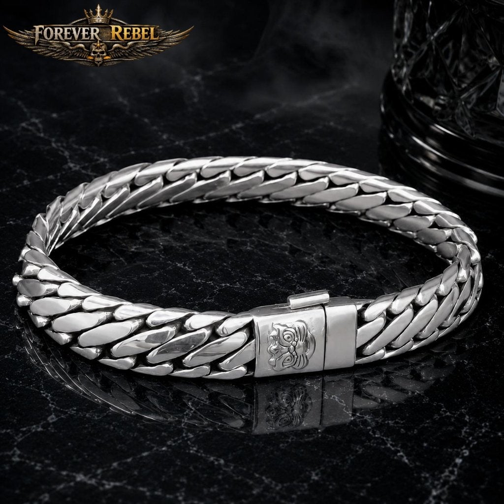 The Guardian Link - 925 Zilver, Bijoux, Sacs & Beauté, Bracelets, Envoi, Neuf, Argent, Argent