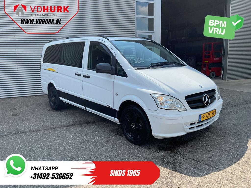 Mercedes-Benz Vito 113 CDI L3 DC Dubbel Cabine EXPORT Carpla, Achat, Entreprise, Boîte manuelle, Mercedes-Benz