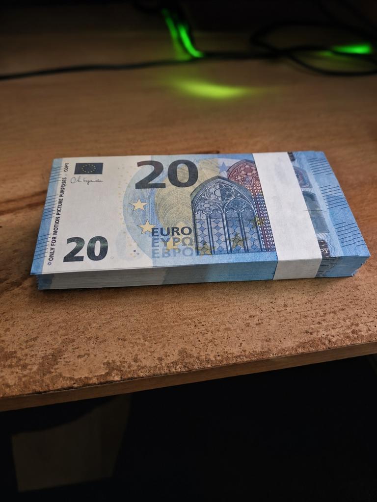 Prop money euro 20 COPY biljetten film decor, Ophalen of Verzenden