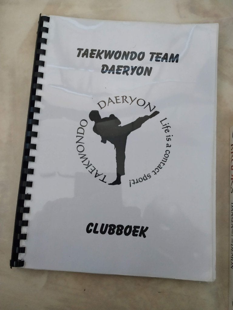 taekwondo club leerboek, Enlèvement ou Envoi