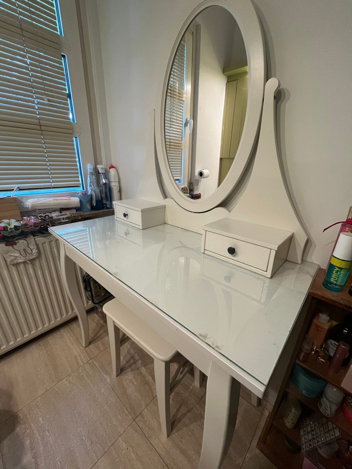 Make up tafel, Ophalen, Gebruikt, Glas