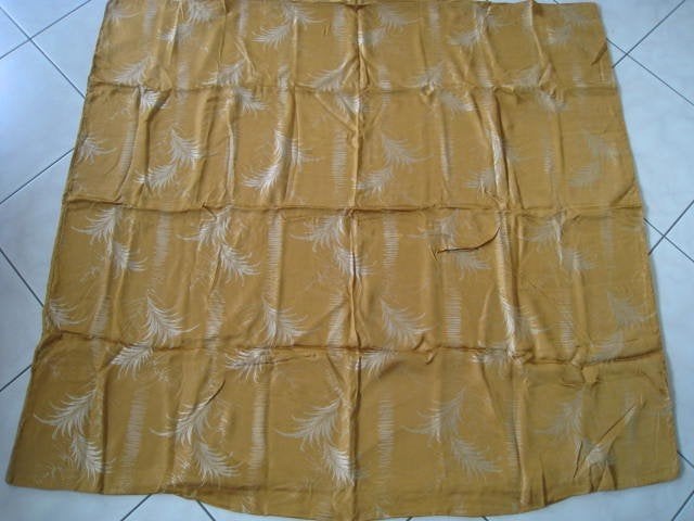 Vintage retro jaren 40 donsovertrek, oranje, klein, perfekt!, Ophalen, Oranje