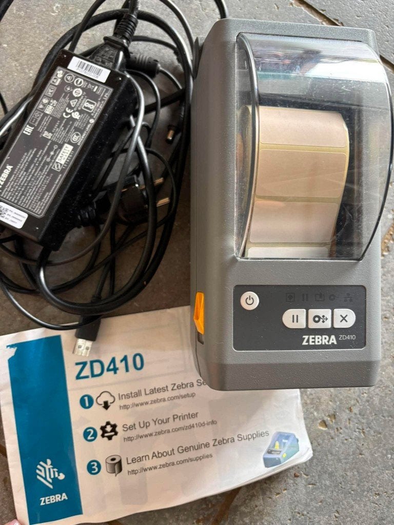 Zebra ZD410 Direct Thermal Barcode 2" Label Printer, Informatique & Logiciels, Étiquette, Enlèvement, Utilisé, Zebra