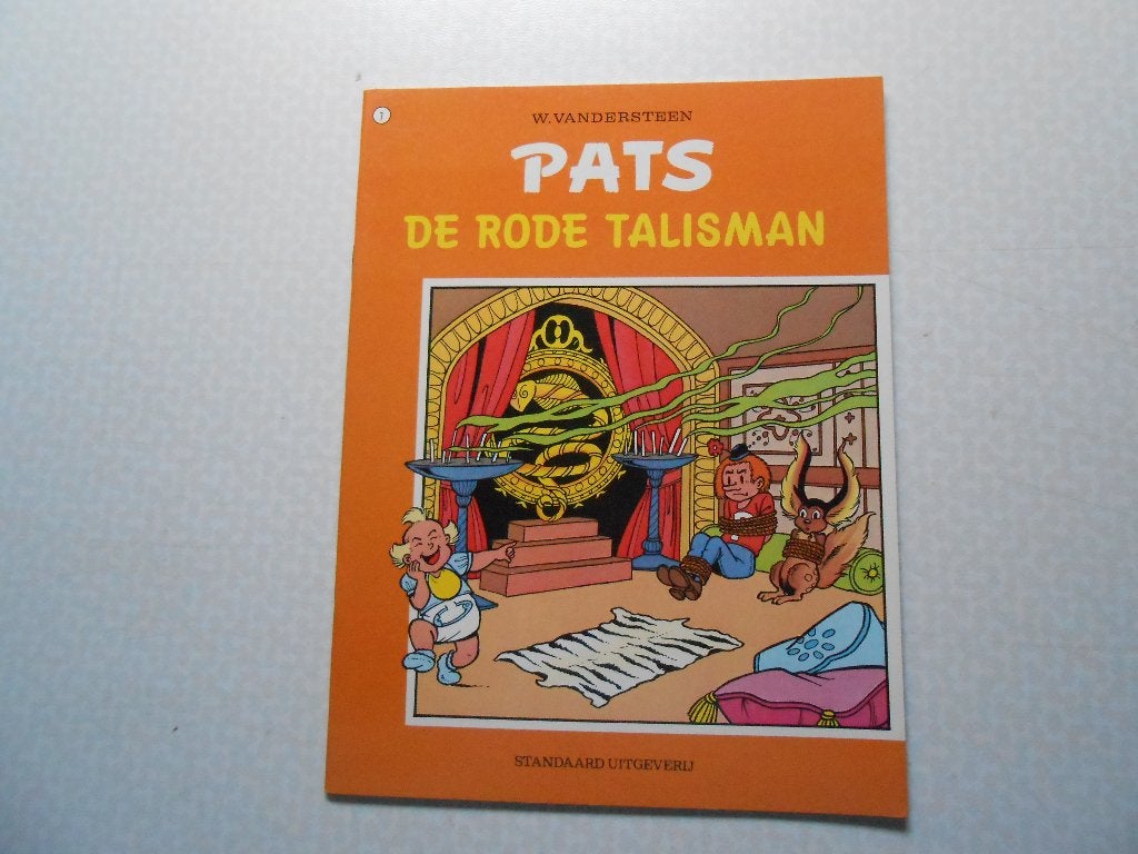 Pats 7 De rode talisman 1976 1 ste druk., Boeken, Stripverhalen, Willy Vandersteen, Eén stripboek, Nieuw, Ophalen of Verzenden