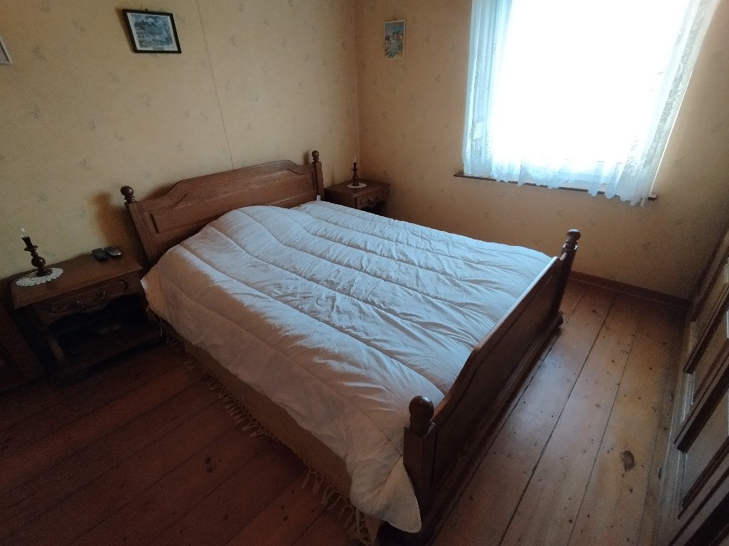 Chambre à coucher chêne lit 140, Maison & Meubles, Enlèvement, Utilisé, Deux personnes