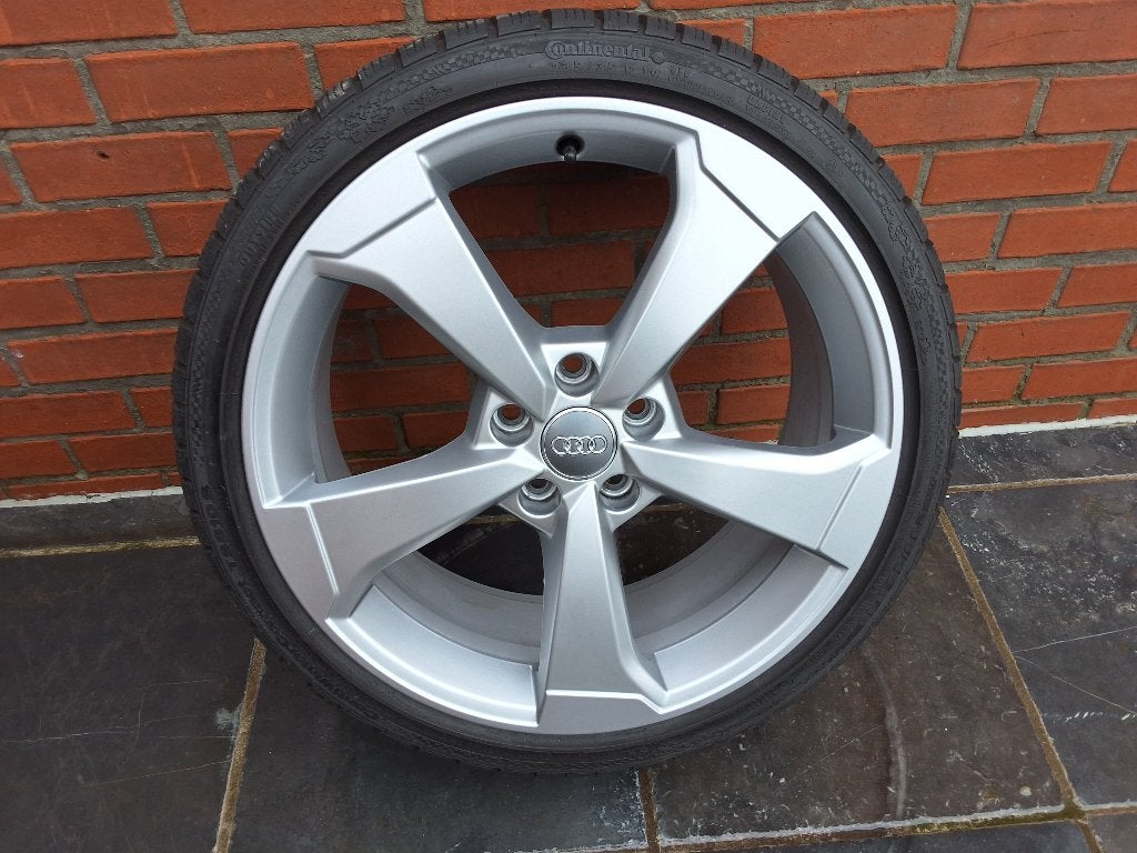Originele 19inch velgen Audi (met winterbanden), Auto-onderdelen, Banden en Velgen, Gebruikt, Velg(en), Winterbanden, 235 mm