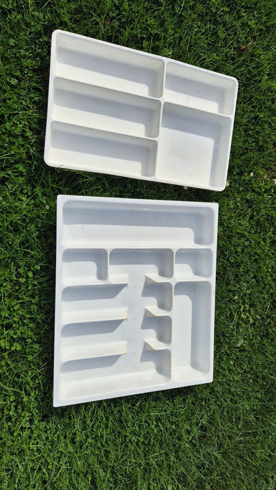 2 * range-couverts, Minder dan 50 cm, Gebruikt, Wit, Ophalen of Verzenden