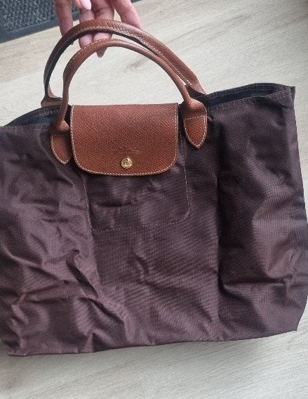 Prachtige Longchamp Le Pliage bruine handtas, Enlèvement, Neuf, Brun, Sac à main