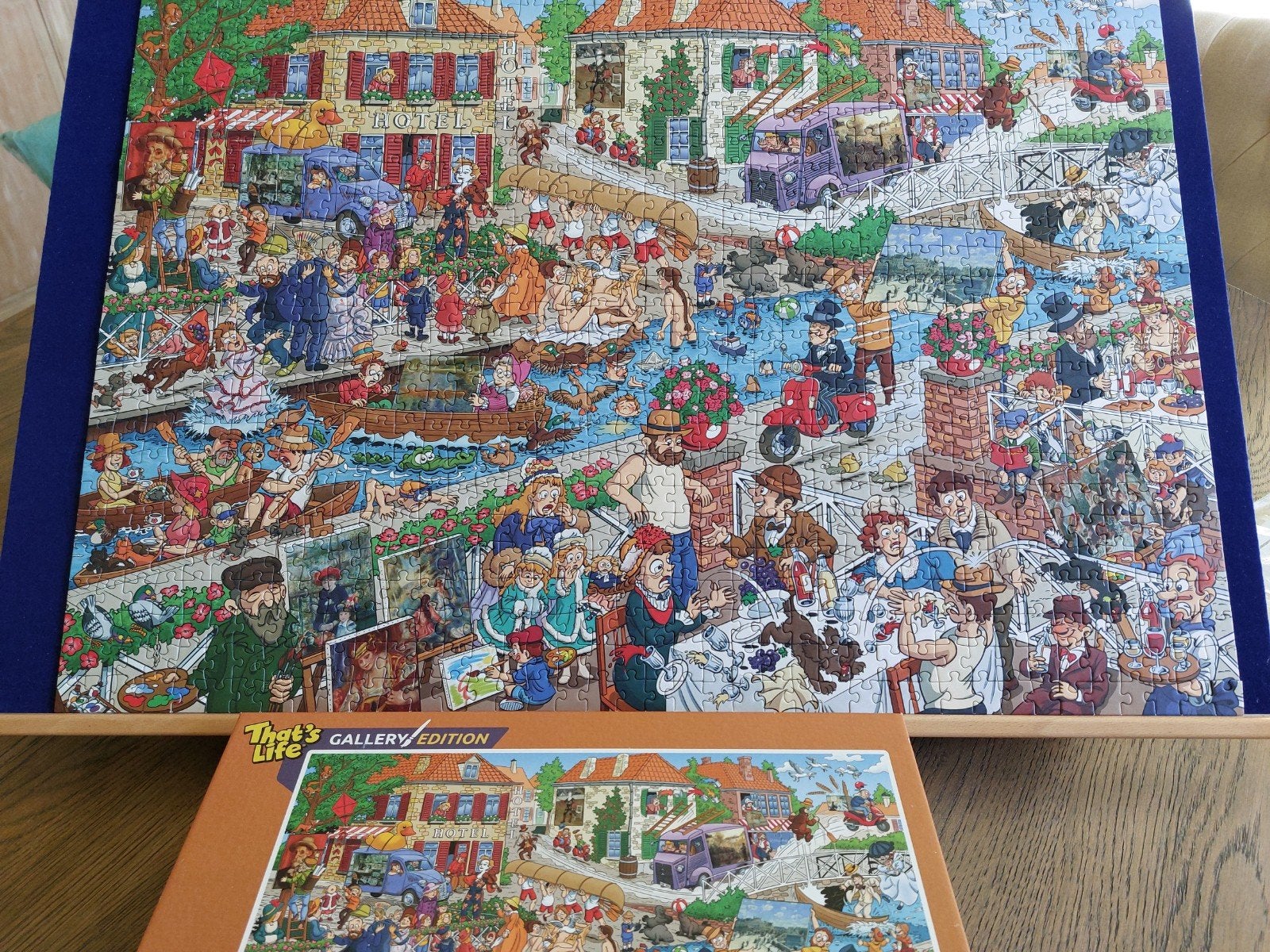 That's life puzzel Pierre Renoir 1000 stukjes, Ophalen of Verzenden, 500 t/m 1500 stukjes, Zo goed als nieuw, Legpuzzel