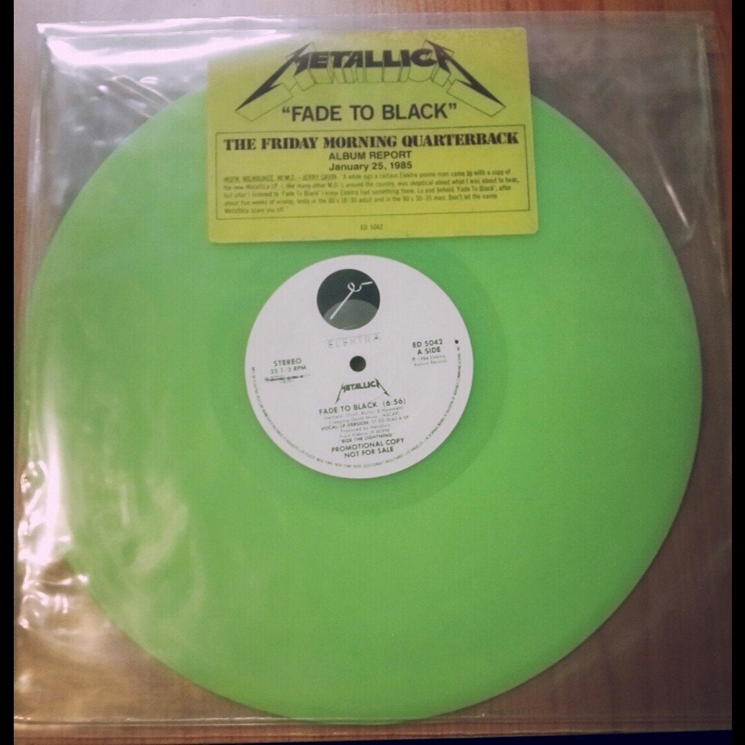 Fade to black promo vinyl., Cd's en Dvd's, Vinyl | Hiphop en Rap, Ophalen, LP, Colored vinyl, Zo goed als nieuw