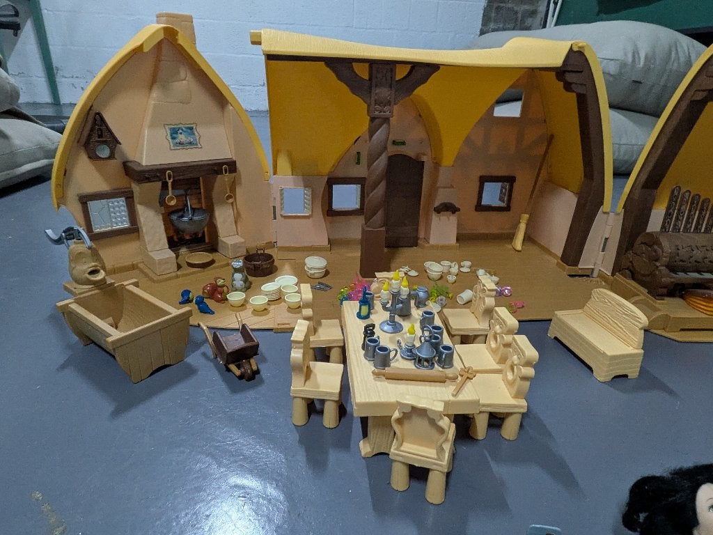 Maison blanche neige & 7 nains, Enlèvement, Utilisé, Accessoires