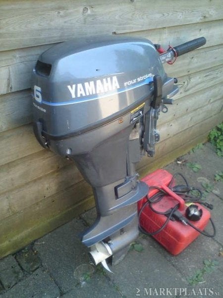 buitenboordmotor Yamaha 2 cylinder viertakt 6pk, Watersport en Boten, Ophalen, Gebruikt, Buitenboordmotor