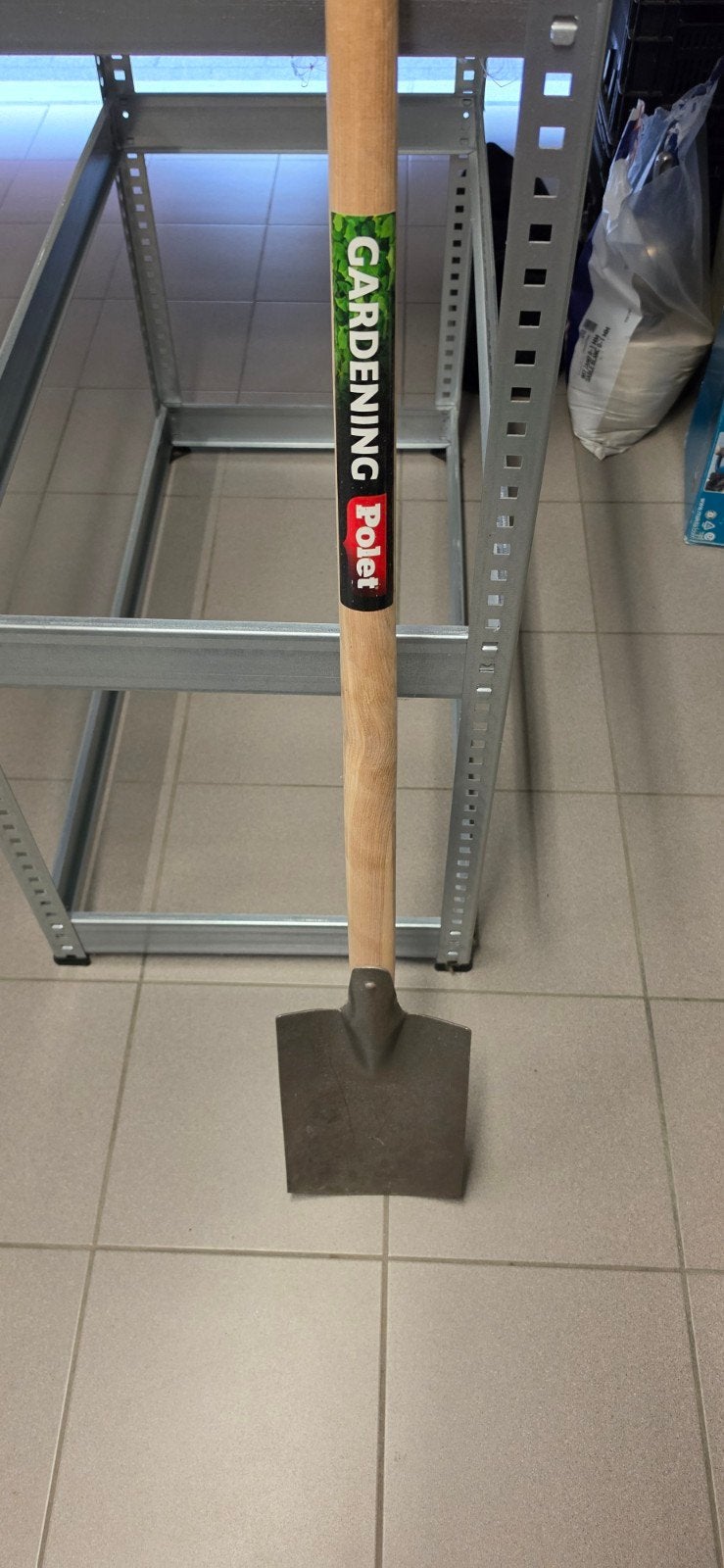 Nieuwe Polet Tuinspade met Essenhouten T-steel – Ongebruikt, Ophalen, Nieuw, Spade