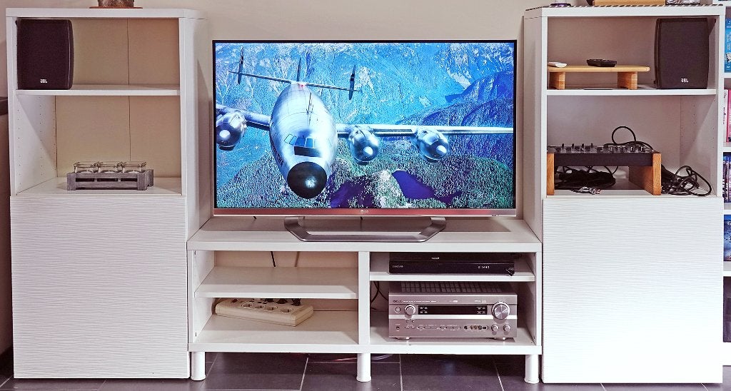 Meuble TV et/ou TV seule, 25 à 50 cm, 200 cm ou plus, Enlèvement, Utilisé