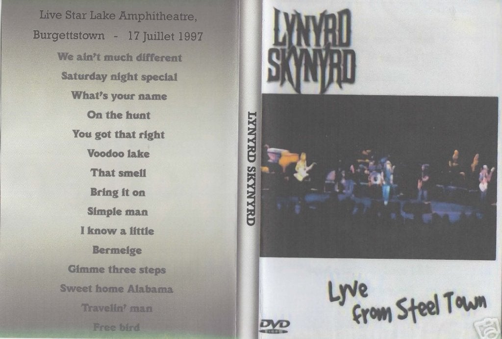 DVD - LYNYRD SKYNYRD - LIVE FROM STEEL TOWN, Verzenden, Zo goed als nieuw, Concert