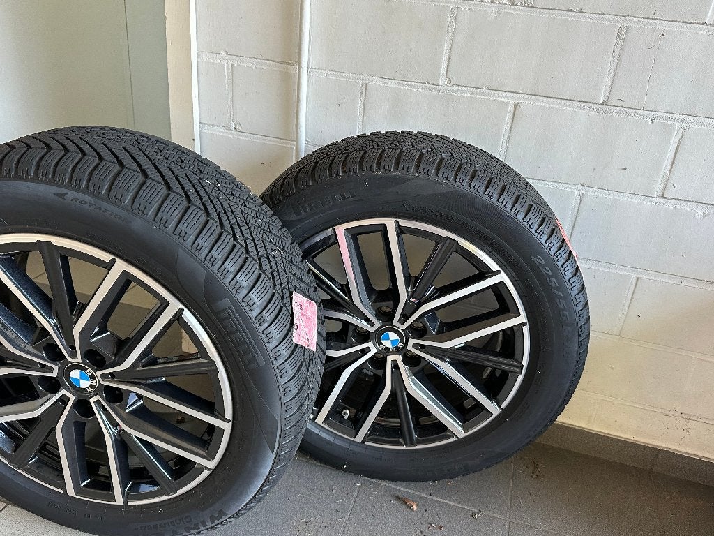 Originele BMW X1 winterwielenset / in nieuwe staat!, Ophalen, 18 inch, Gebruikt, Banden en Velgen
