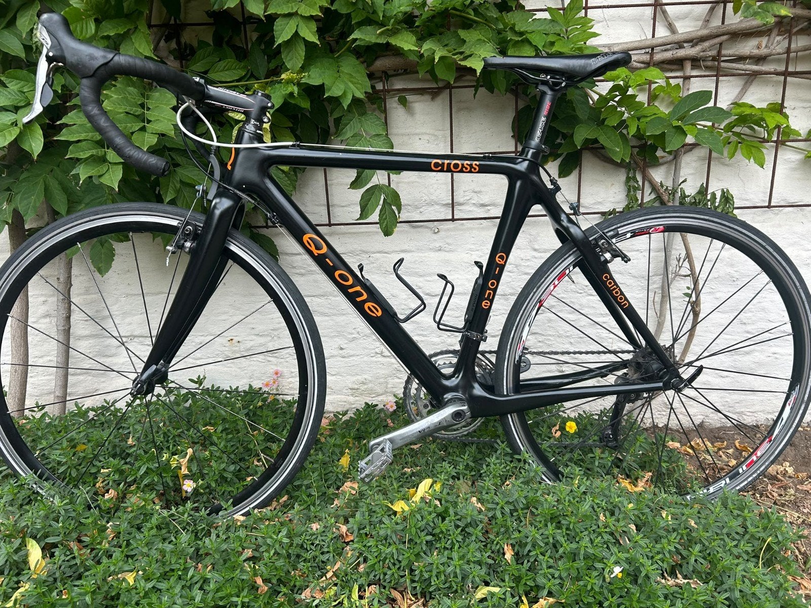 Carbon Q-One Cross dames/vrouw racefiets maat 52 Shimano, Fietsen en Brommers, Gebruikt, Carbon, Velgrem, 49 tot 53 cm