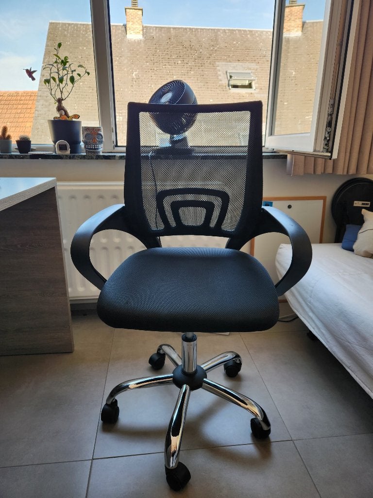 SMART ergonomische bureaustoel, Ophalen, Zwart, Zo goed als nieuw, Bureaustoel